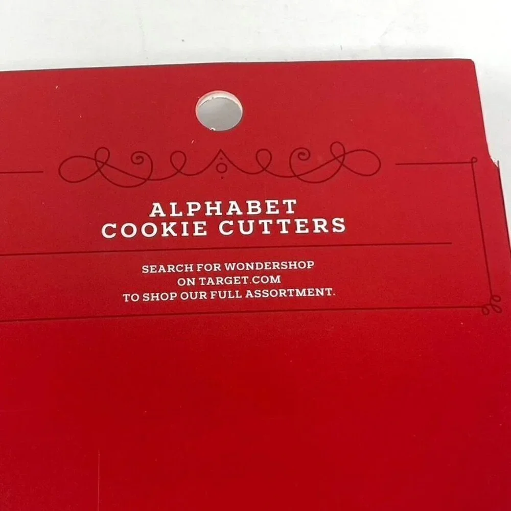 Target 26pc Christmas Alphabet Cookie Cutter Set Silver - Wondershop™